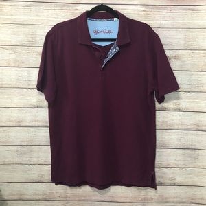 Men's Burgundy Polo Shirt